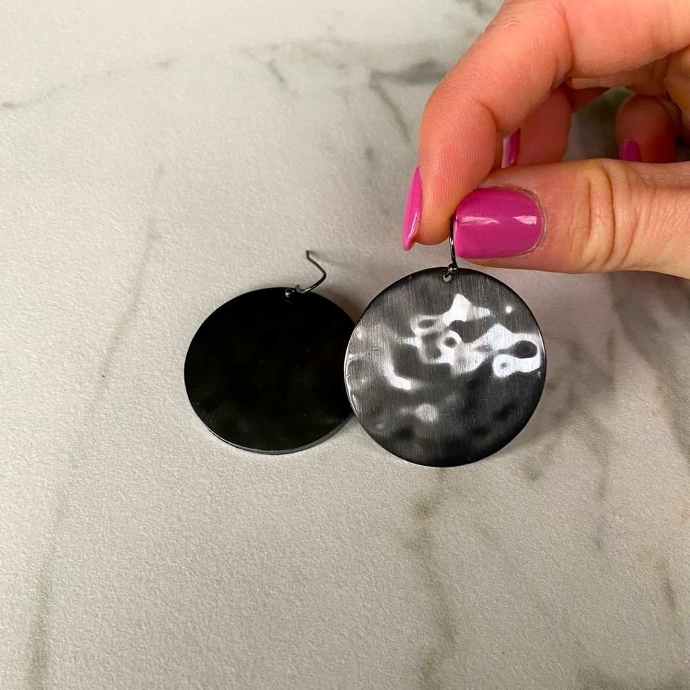 Guess drop earrings.